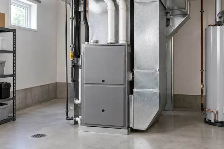 Residential furnace and air-handler system